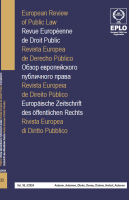 Cover of the European Review of Public Law vol. 36, no 3, 2024 (133)