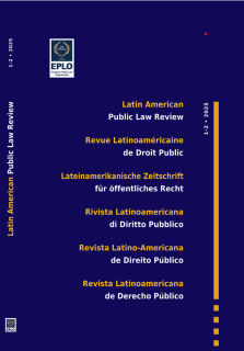 Cover of Latin American Public Law Review, 1-2, 2025